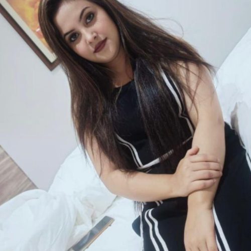 A Open Hair Woman In Black Dress